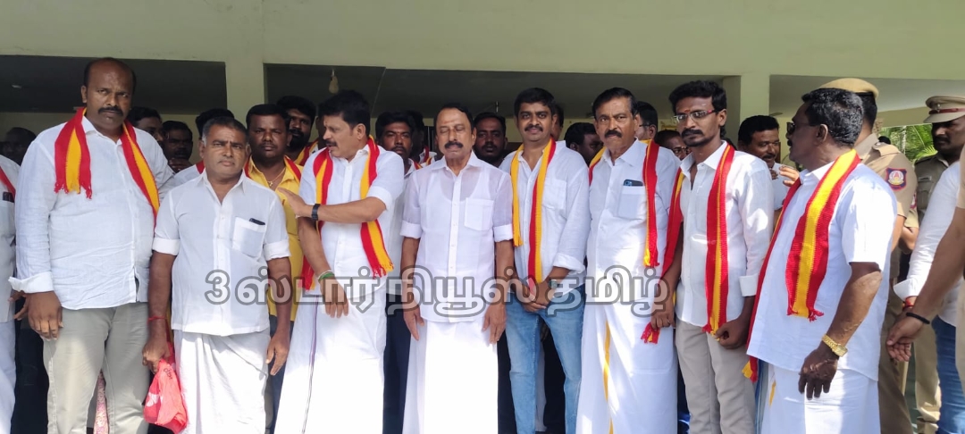 திண்டுக்கல் மாவட்டம் - வேடசந்தூர் தொகுதி அ.தி.மு.க வினர் பலர் த.வெ.க வில் இணைந்தனர்
