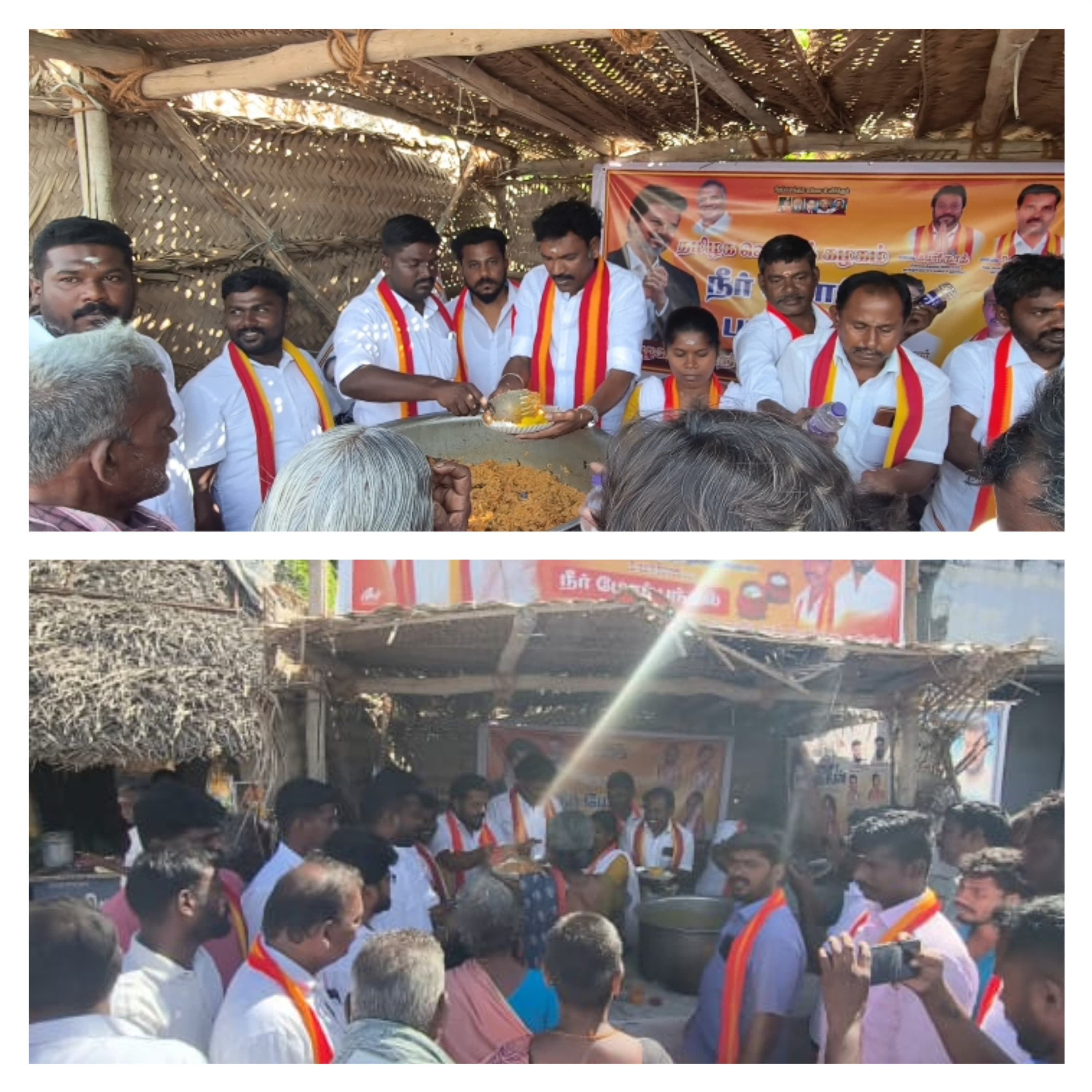 தூத்துக்குடி மாவட்டம் பசுவந்தனையில் தமிழக முதல்வர் பிறந்தநாளை கொண்டாடிய த.வெ.க வினர்