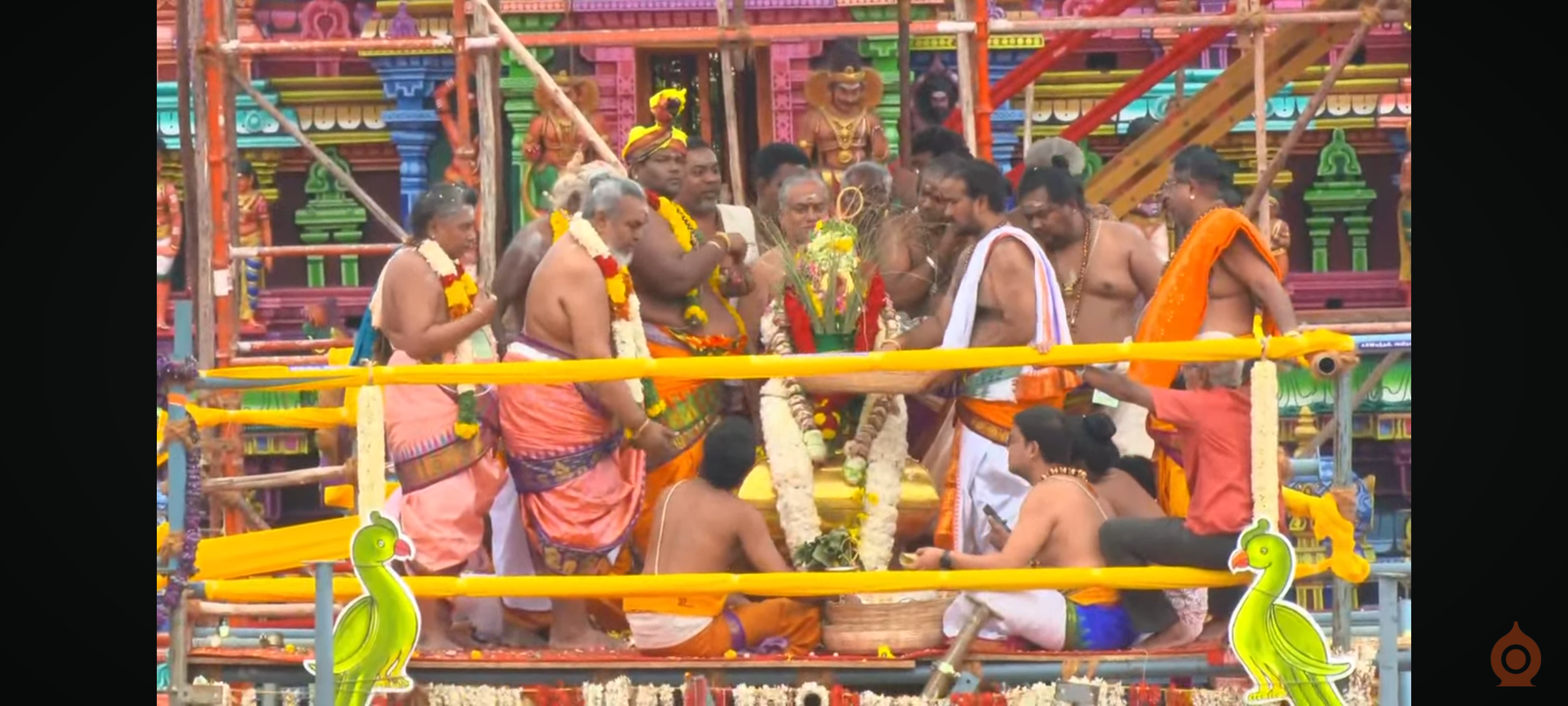 சிறப்பாக நடைபெற்றது ஸ்ரீ மீனாட்சி சுந்தரேஸ்வரர் திருக்கோவில் நன்னீராட்டு பெருவிழா விழா